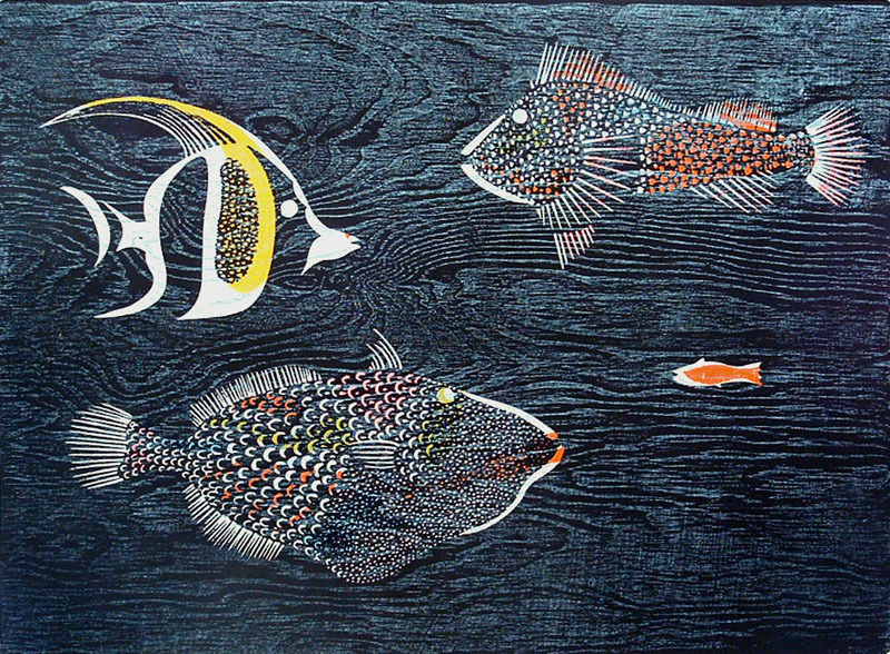 Hawaiian Fish by Emmy Lou Packard