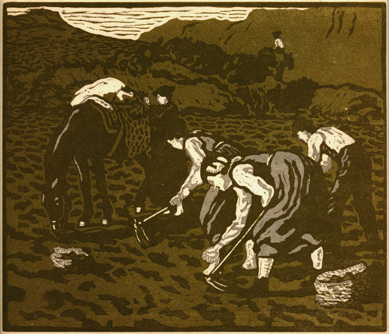 The Potato Diggers by Gustave A. Thomann