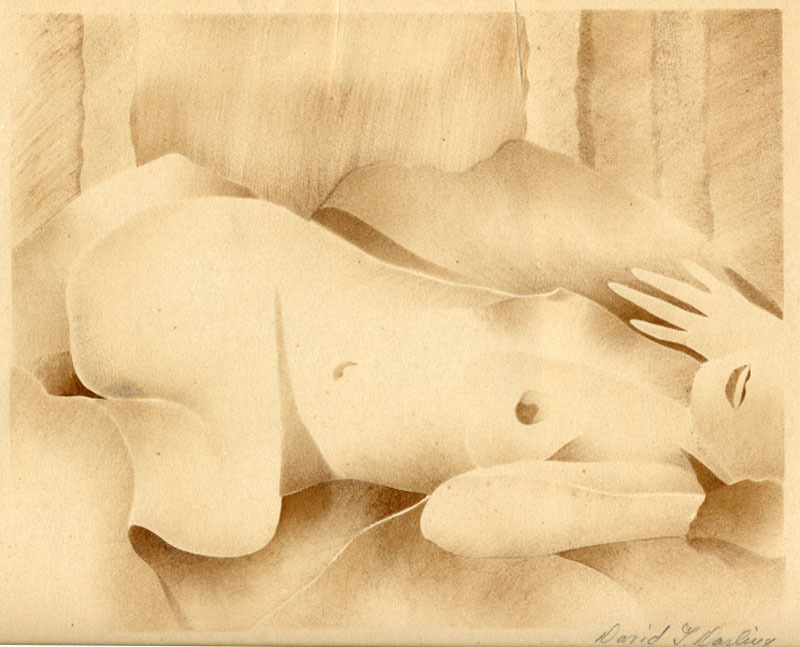 Untitled (reclining nude) by David T. Darling