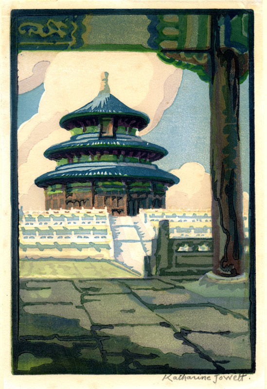 Temple of Heaven - Peking by Katharine Jowett