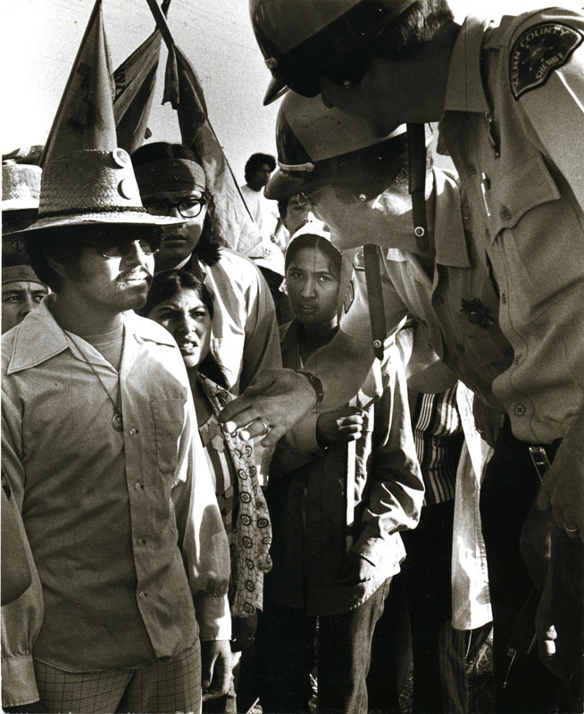 Lamont, California. July 12 (strikers) by Peggy Bunn