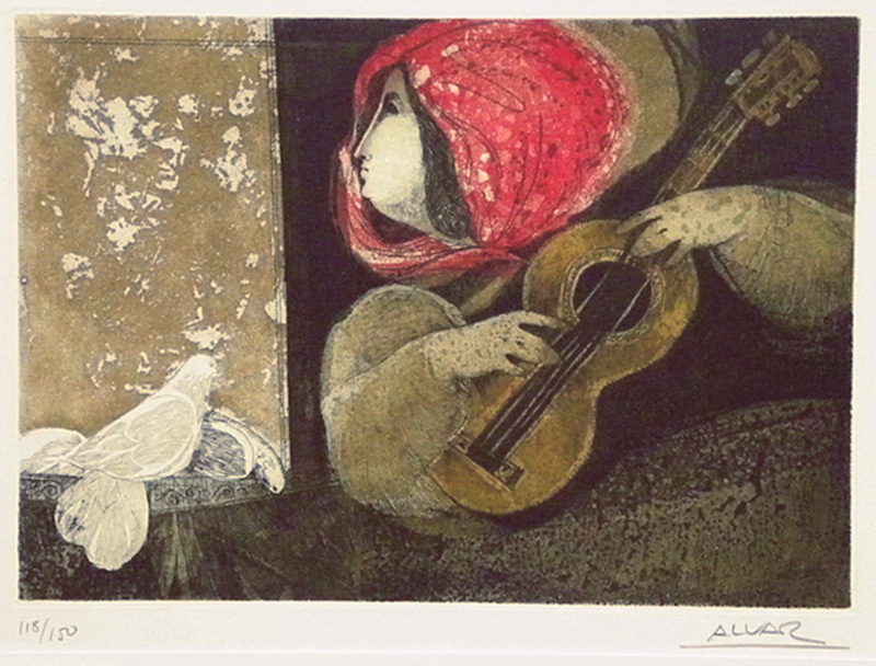 Guitarist by Alvar Sunol Munoz Ramos