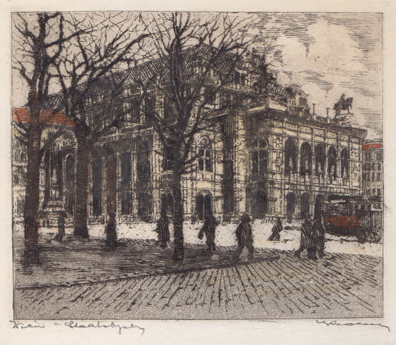 Wien Staatsoper (Vienna Operahouse) by Luigi  Kasimir