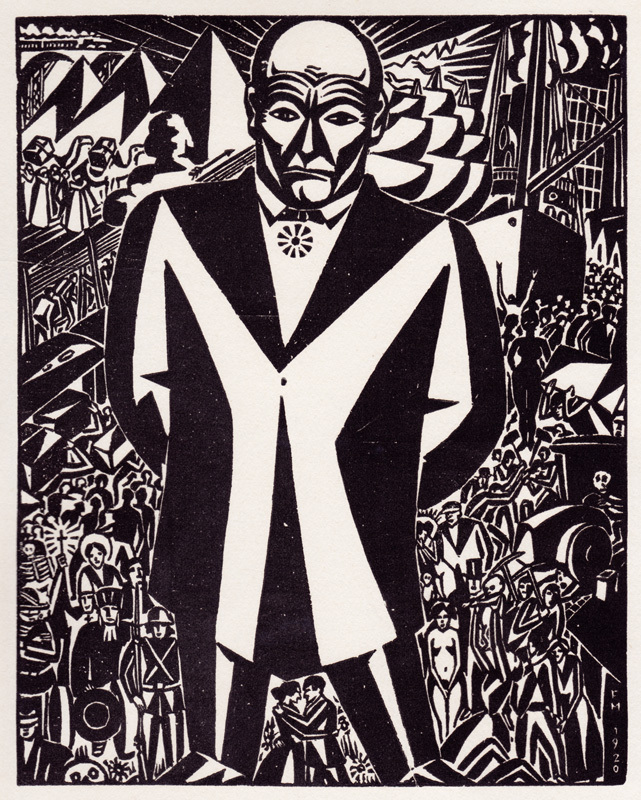 Geschäftsmann (Businessman) by Frans Masereel