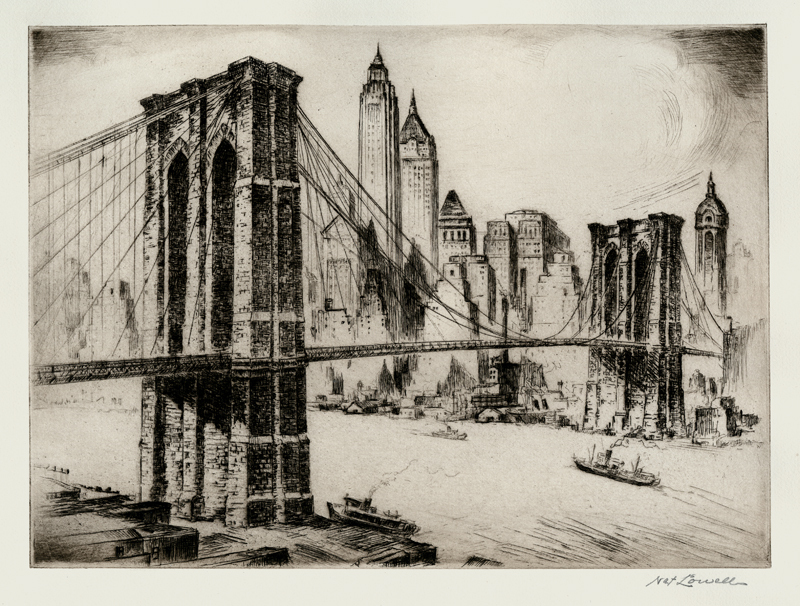 Brooklyn Bridge by Nat Lowell