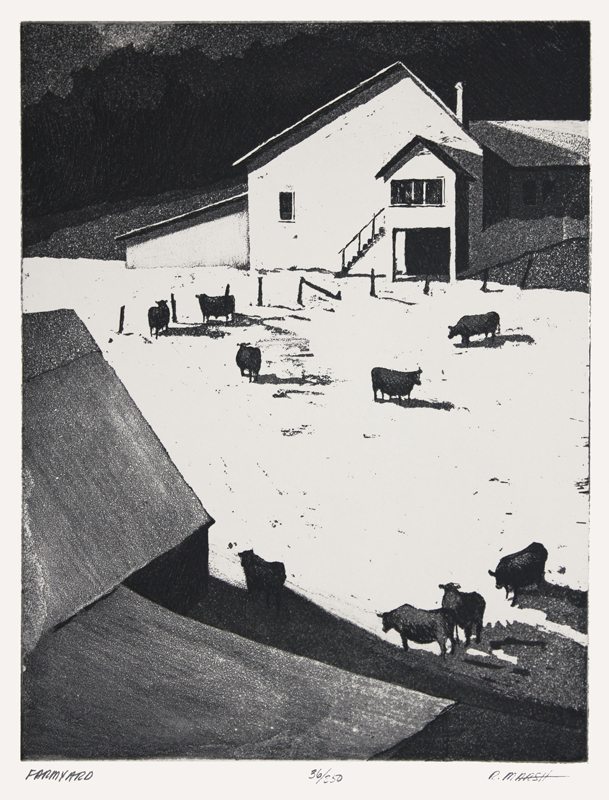 Farmyard by Robert Marsh