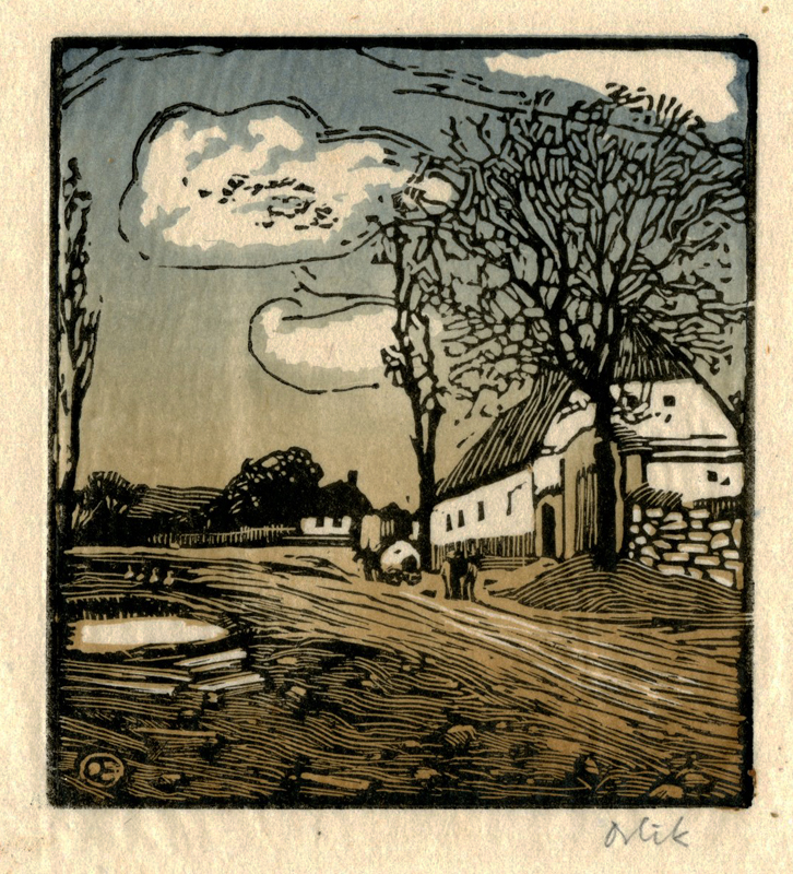 Bohemian Village by Emil Orlik