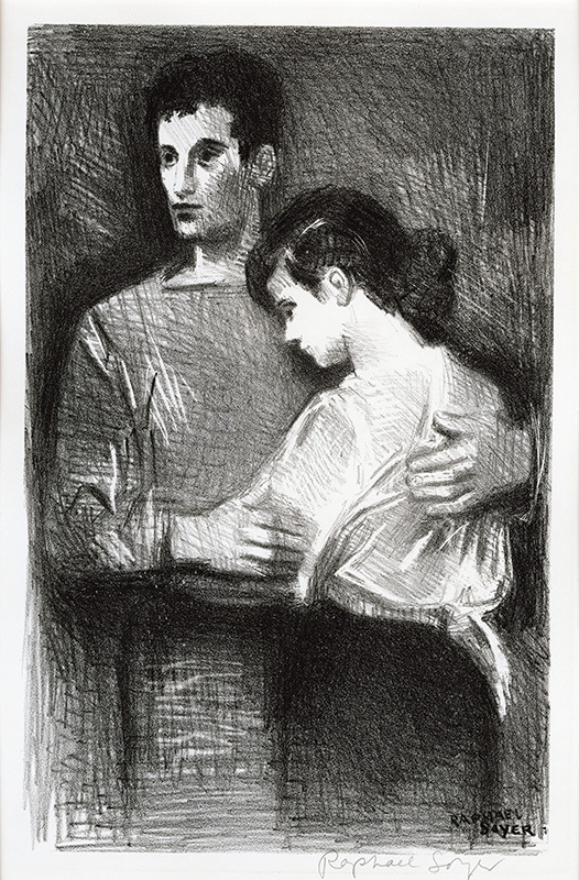 Boy and Girl by Raphael Soyer