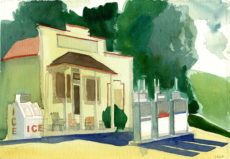 Gas Station and Store, Tomales by Maurice Lapp Annex Galleries Fine