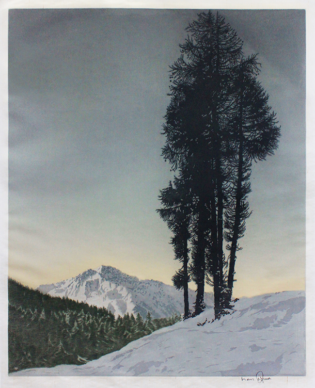 (Alpine Winter) by Hans Figura