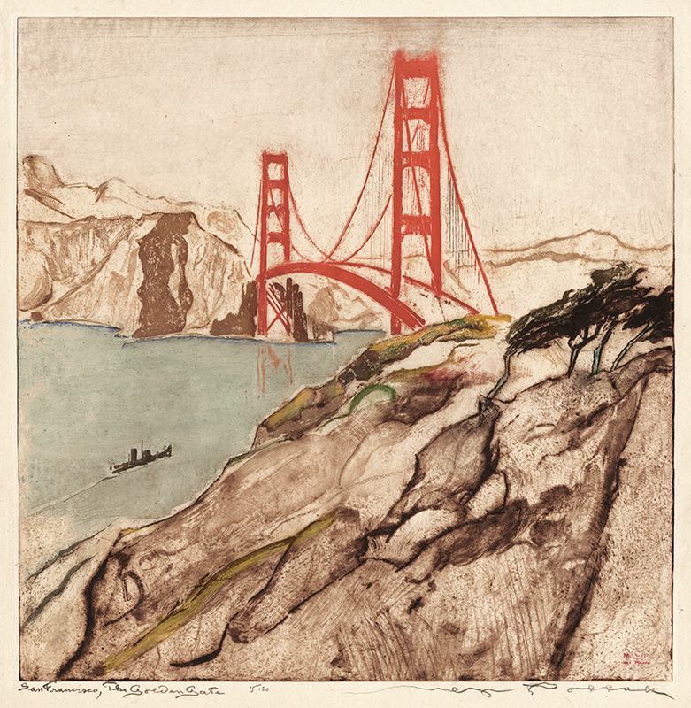 San Francisco, The Golden Gate by Max Pollak