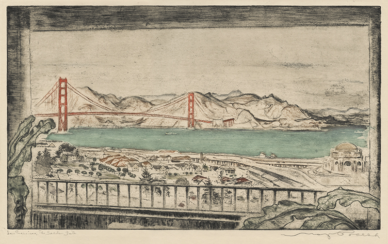 San Francisco, The Golden Gate (Max Sloss view) by Max Pollak