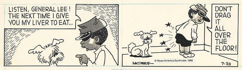 Listen, General Lee!... (Wee Pals comic strip) by Morris Morrie Turner