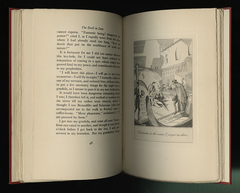 The Devil in Love - by Jacques Cazotte by Jean-Emile Laboureur