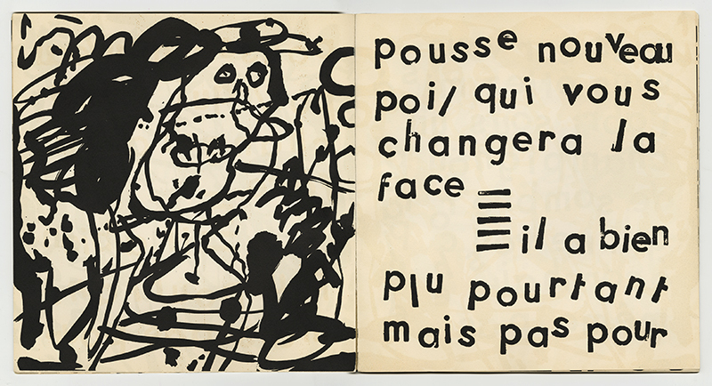 Oreilles Gardée - with P.A. Benoit by Jean Dubuffet