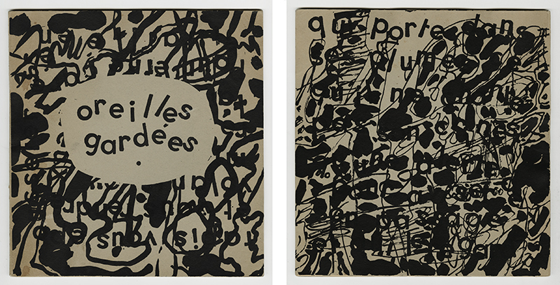 Oreilles Gardée - with P.A. Benoit by Jean Dubuffet