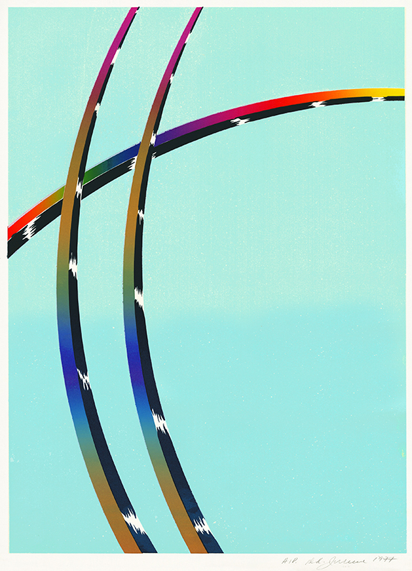 Untitled (rainbow bands) by David R. Julienne