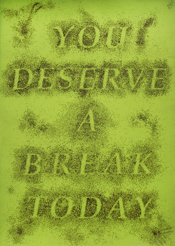 You Deserve a Break Today (from Signs) by David R. Julienne