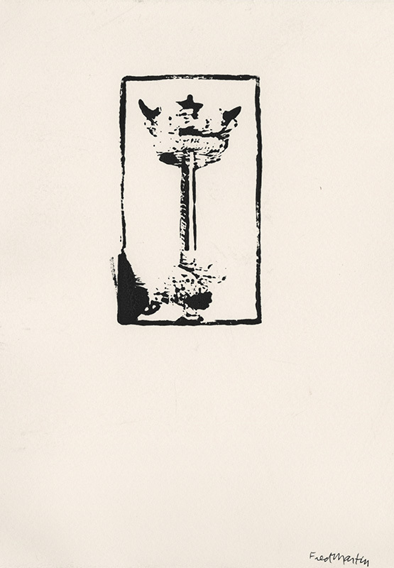 Untitled (crown and sword) by Fred Martin