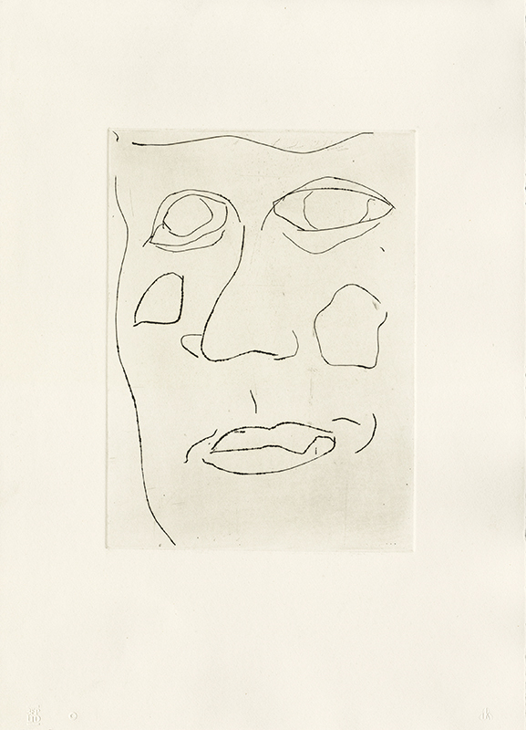 Self-Portrait, (XI) by Sam Francis