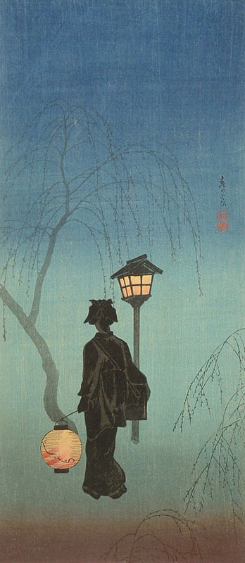 Spring Evening by Hiraoki (Takahashi Shotei)