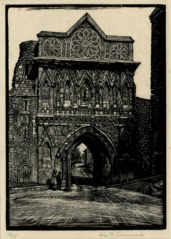 The Ethelbert Gate, Norwich by John Frederick Greenwood