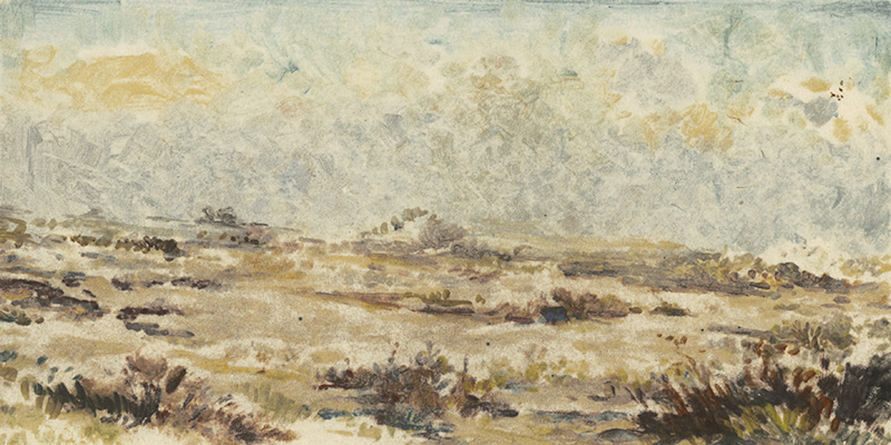 Untitled (California desert landscape) by John Aloysius Stanton