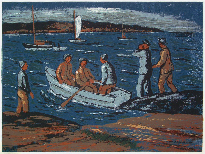 Fishermen by Max Arthur Cohn