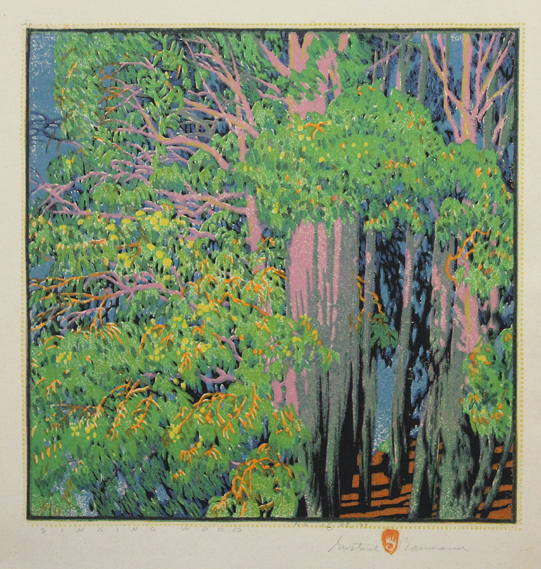 Singing Woods by Gustave Baumann