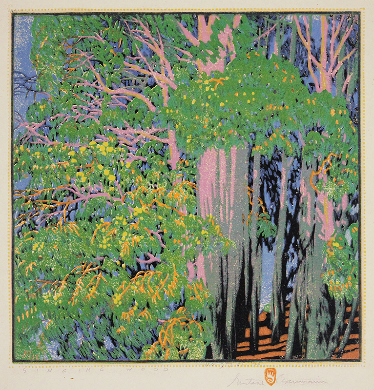 Singing Woods by Gustave Baumann | Annex Galleries Fine Prints