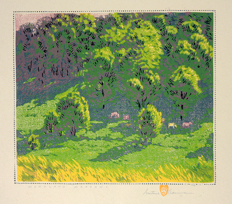 Woodland Meadows by Gustave Baumann