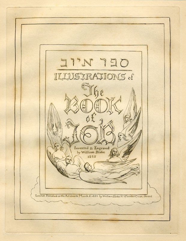 Illustrations of the Book of Job ( title page) by William Blake