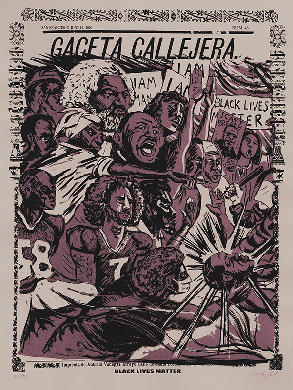 Gaceta Callejera: Black Lives Matter by Art Hazelwood | Annex Galleries ...