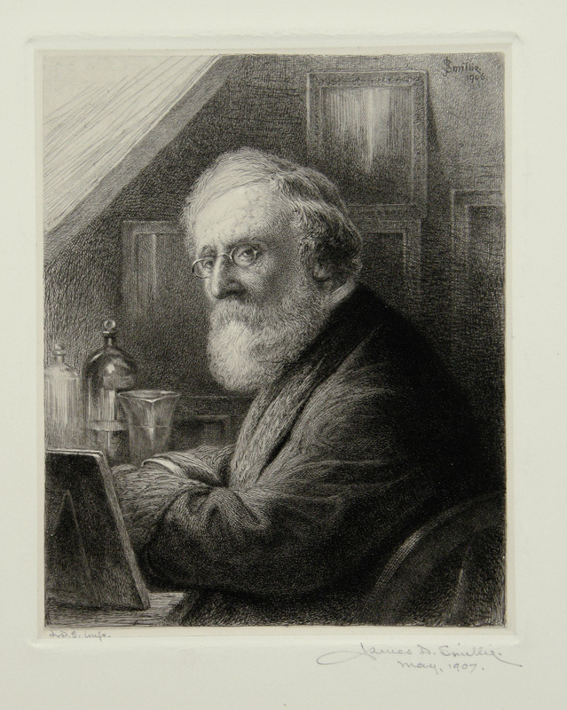 Portrait of James Smillie (a.k.a.: An Engraver) by James David Smillie