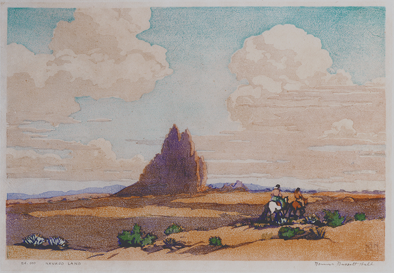 Navajo Land by Norma Bassett Hall