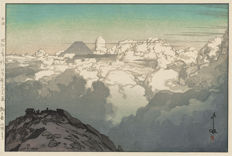 From Komagatake - #6 from the Southern Japan Alps Series by Hiroshi Yoshida