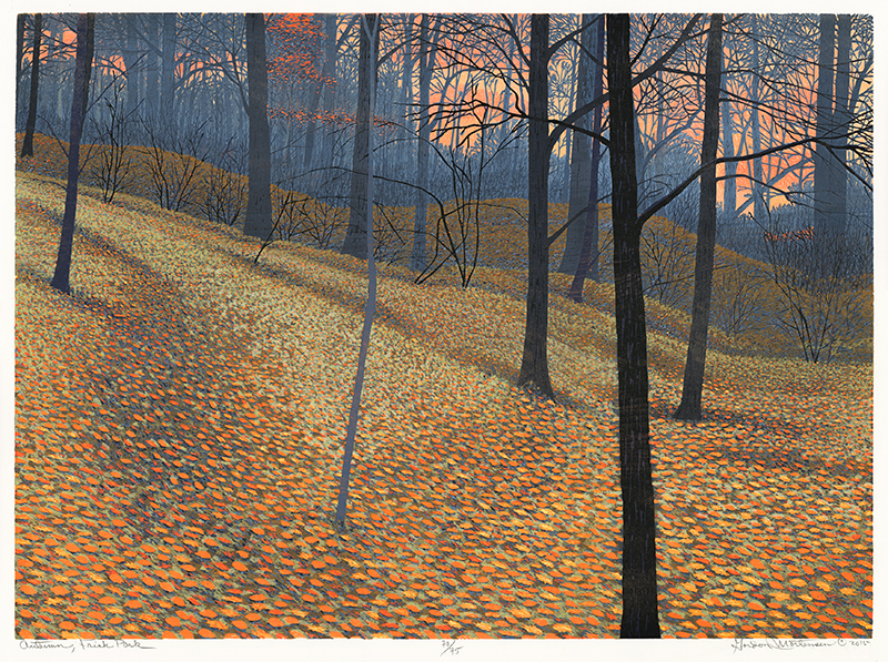 Autumn, Frick Park by Gordon Louis Mortensen