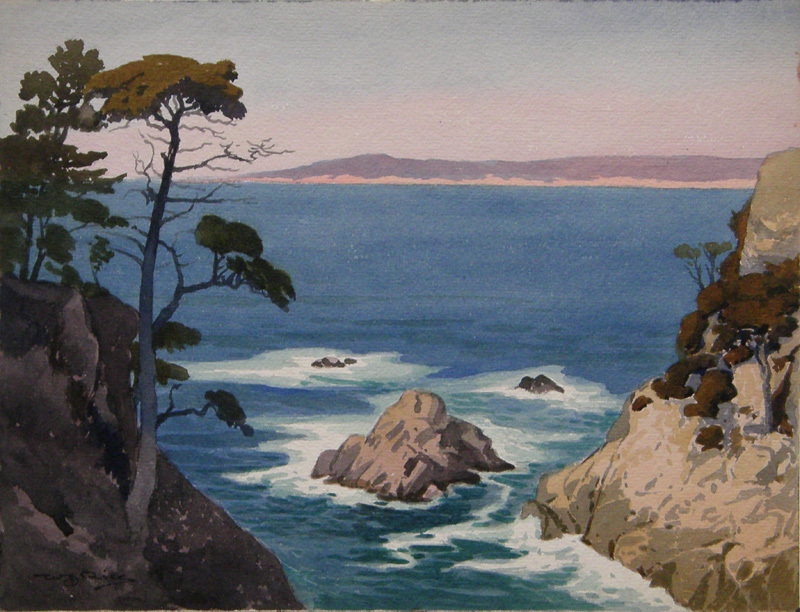 Pt. Lobos Carmel by William Seltzer Rice