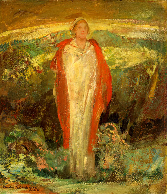 (Figure in a Landscape) by Charles Shepard Chapman