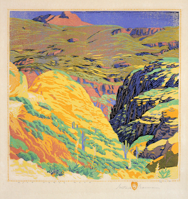 Wild Horse Mesa by Gustave Baumann