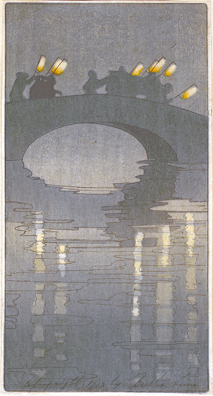 Lanterns or Bridge by Bertha Lum