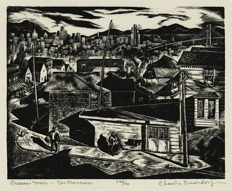 Russian Town - San Francisco by Charles Frederick Surendorf