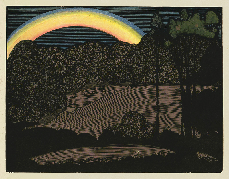 Design for A Scene in Dido and Aeneas by Edward Gordon Craig