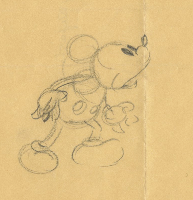 (Mickey Mouse looking up) by Kathryn Jesse Arbuckle Smith