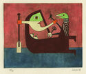 Untitled abstract (after Victor Brauner) by Unidentified