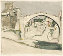 Mostar Roman Bridge by Max Pollak