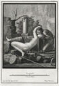Faun and Maenad, Vol. I, Pl. 15, from: Le Antichita di Ercolano Esposte by Filippo Morghen