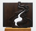 (Abstract carved sculpture, 2 elements) by Robert Herzog