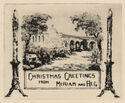 Christmas Greetings from Miriam and Reg (Mission San Juan Capistrano) by Reginald Wilmer Vaughan